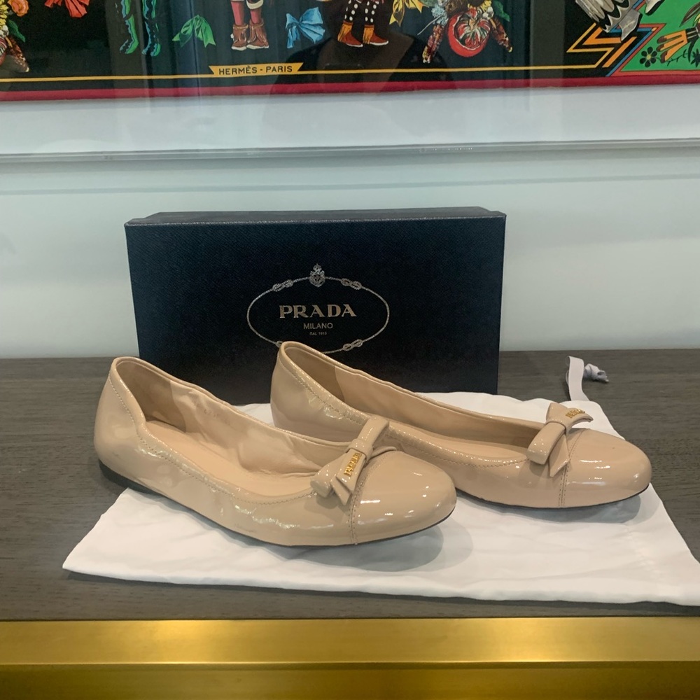 Prada Patent Flats